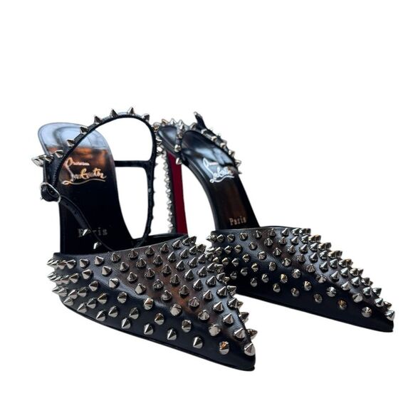 NWT Christian Louboutin Condora Riviera Spikes 100mm (40/10) - Picture 2 of 9